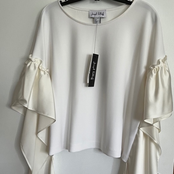 Joseph Ribkoff White Top NWT | From Office to Wedding - Picture 1 of 5